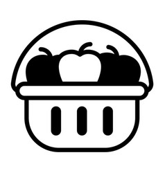 Food Cart Black Filled Outline Icon Modern Thin