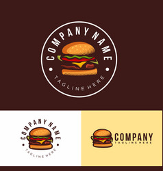 Fresh And Delicious Burger Logo Design