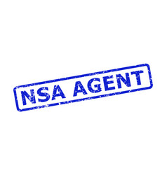 Nsa Agent Stamp Seal With Corroded Surface