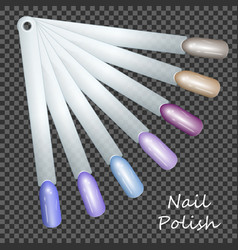 Nail Polish Samples Mockup