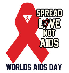 Spread Love Not Aids T Shirt Design