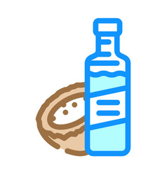 Vinegar Coconut Tropical Color Icon