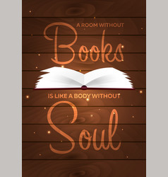 Book Poster A Room Without Books Is Like Body