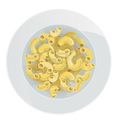 Elbow Pasta In Plate