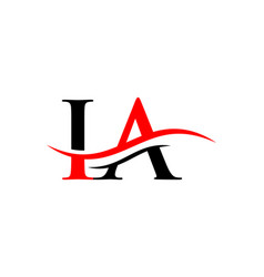 Ia Logo Design Premium Letter