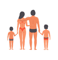 People On The Beach Spouses With Children Husband