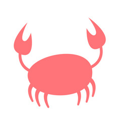 Silhouette Of Crab Sea Creature