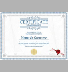 Certificate Diploma Of Completion Design Template