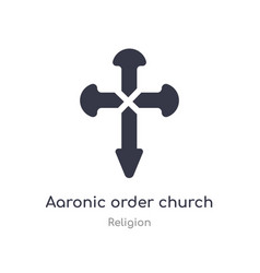 Aaronic Order Church Icon Isolated Order