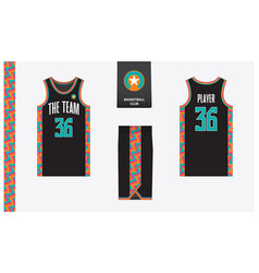 Basketball Uniform Mockup Template Design