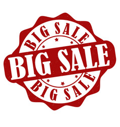 Big Sale Label Or Stamp