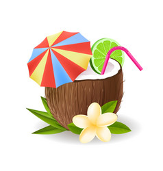 Coconut Cocktail Icon