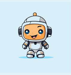 Cute Astronaut Character Cartoon Spaceman