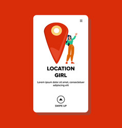 Gps Location Girl Share In Internet Online