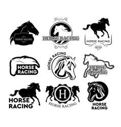 Horse Race Logo Set