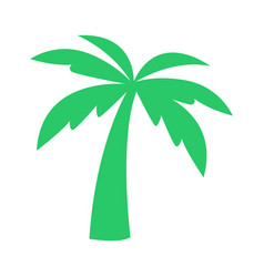 Silhouette Of Palm Tree