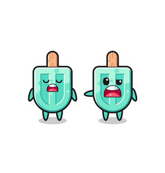 Argue Between Two Cute Popsicles Characters