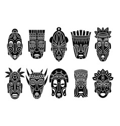 Ritual Religious Totem Masks Set