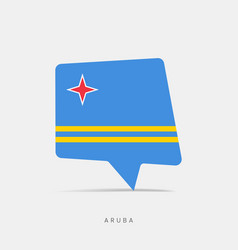 Aruba Flag Bubble Chat Icon