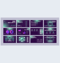 Cyber Security Presentation Templates Set