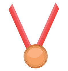 Bronze Medal On A White Background