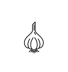 Garlic Icon Line Design