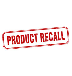 Product Recall Stamp Recall Square Grunge