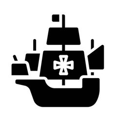 Santa Maria Ship Icon Thanksgiving Related