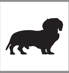 Dachshund Dog Silhouette