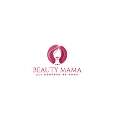 Modern Design Beauty Mama Beautiful Logo Design