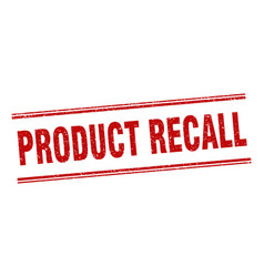 Product Recall Stamp Recall Label Square