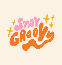 Groovy Hippie Lettering Comic Font Type Dope Style