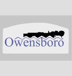 Owensboro Kentucky With White Background