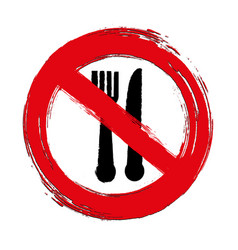 No Food Sign Icon