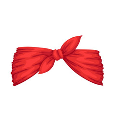 Retro Headband For Woman Red Bandana