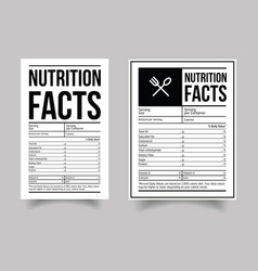 Nutrition Facts Label Set