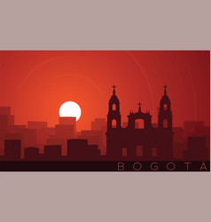 Bogota Low Sun Skyline Scene