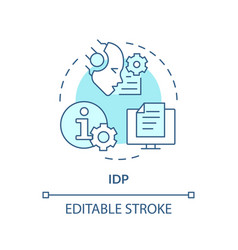 Idp Ai Soft Blue Concept Icon