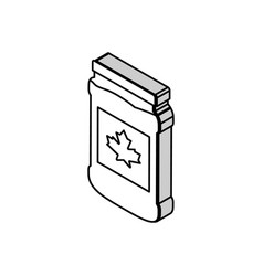 Maple Sugar Bottle Isometric Icon