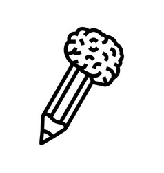 Idea Brain Human Line Icon