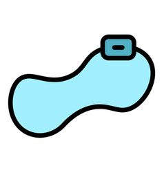 Bicycle Locker Icon Flat