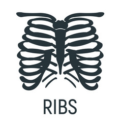 Thoracic Cage Bone Chest X-ray Concept Icon