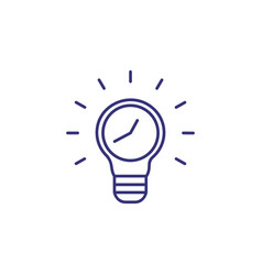 Innovation Time Line Icon