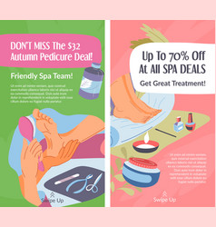 Spa Deals Treatment And Care For Feet Skin Banner