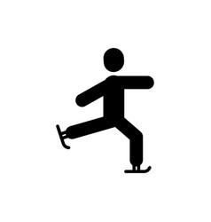 Figure Skating Icon Design Template