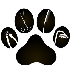 Animal Care Symbol Haircut Wash And Nail Trim