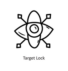 Target Lock Outline Icon Design