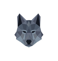 Low Poly Wolf Head