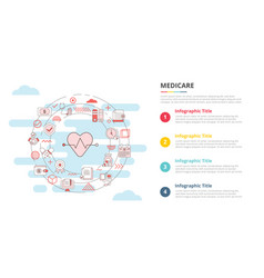 Medicare Concept For Infographic Template Banner