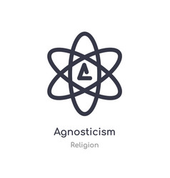 Agnosticism Icon Isolated Icon From